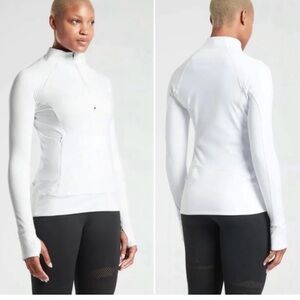 EUC Athleta Whittier Peak Half-zip, S